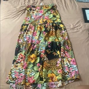 New jungle print ASOS maxi skirt